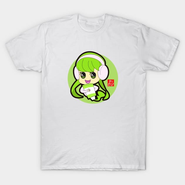 Wasabi Girl T-Shirt by Johnitees